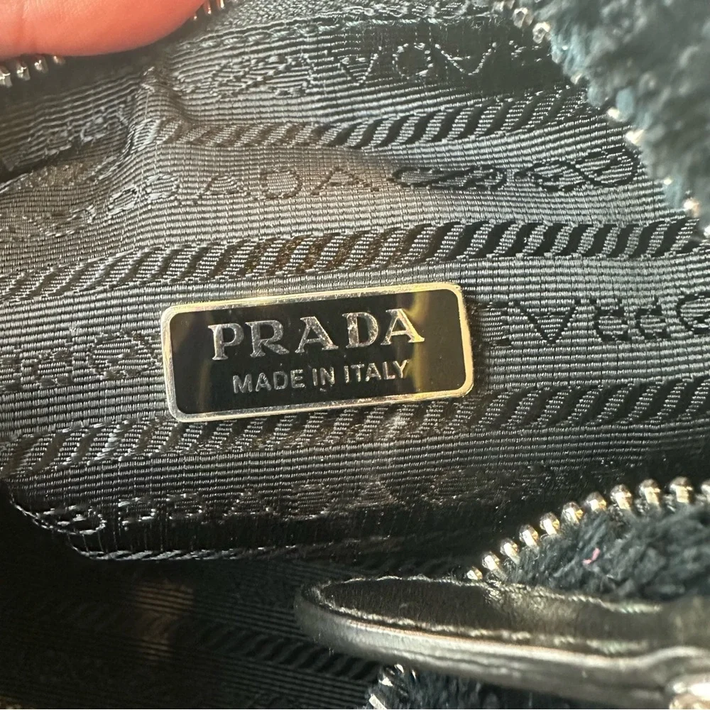 SOLD OUT Prada Terry Cloth Mini Re-Edition 2000 Bag - Picture 12 of 15